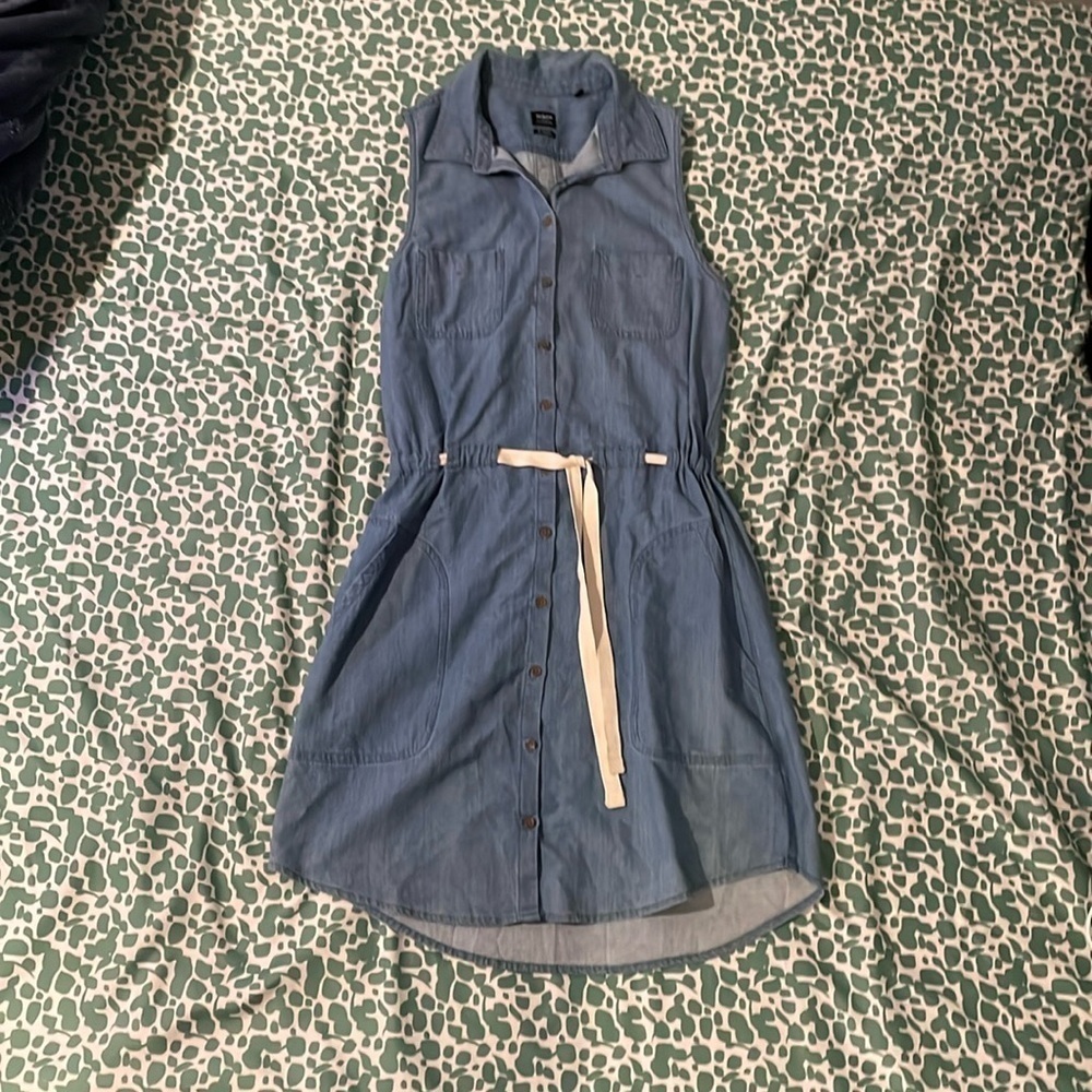 prAna Sleeveless Denim Dress